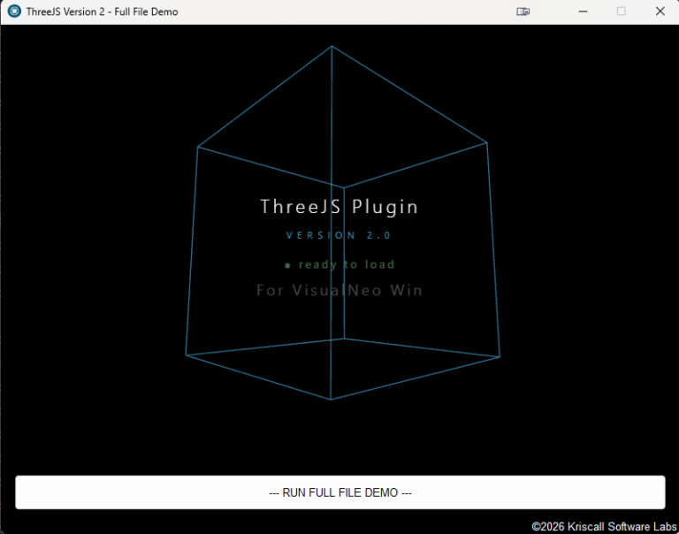ThreeJs V2 Plugin VisualNeoWin - VisualNEO. Cross-platform App ...
